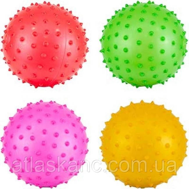 Іграшка М'яч надувний, дитячий масажний 15+ см 11233, фото 1