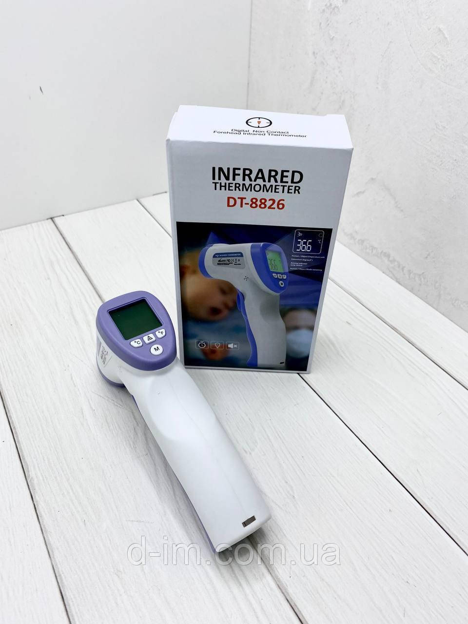 MED-термометр інфрачервоний NON-CONTACT THERMOMETER DT-8826 / ART-0046