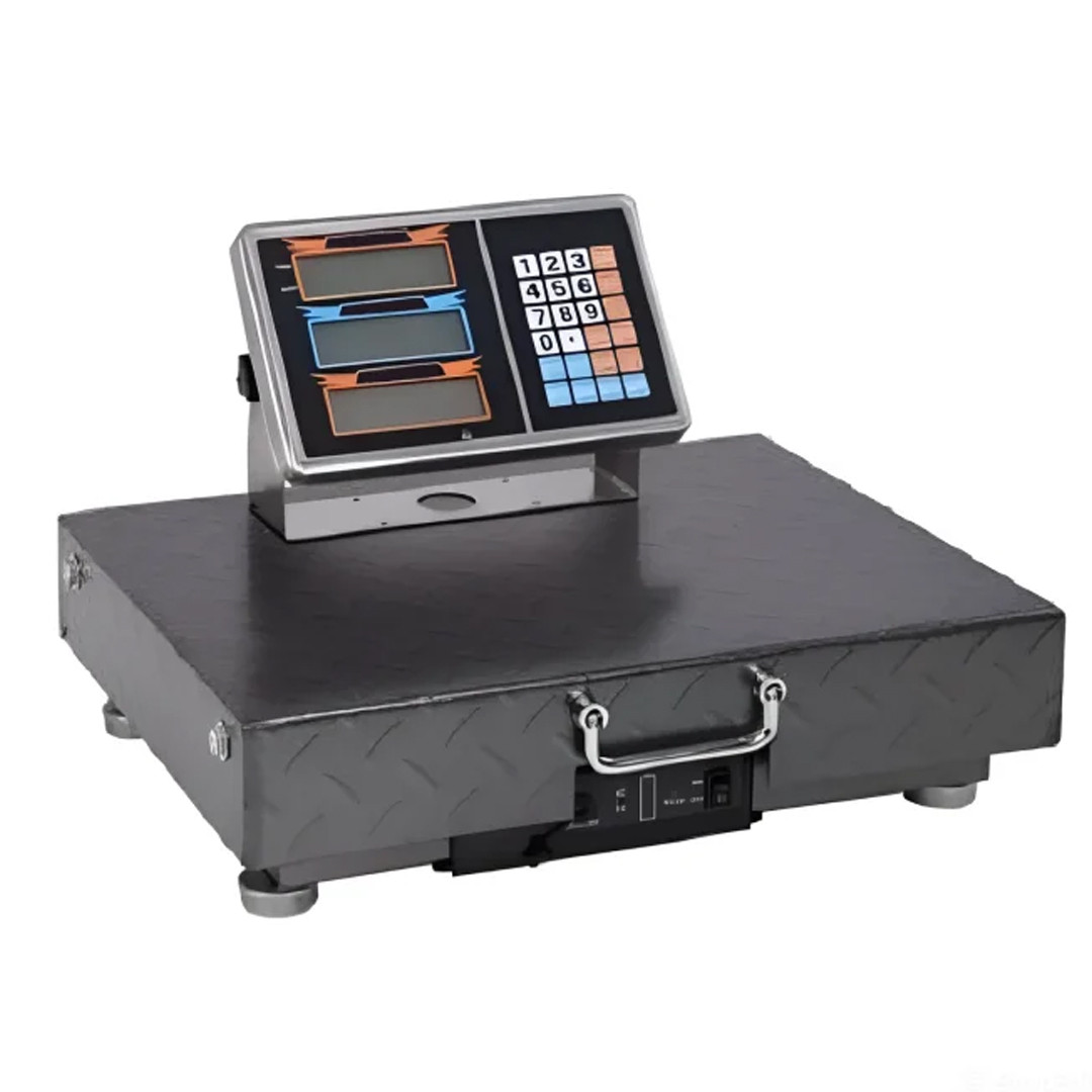 Ваги торговельні з Wi-Fi до 20 метрів 30х40 см на акумуляторі та від мережі до 200 кг MATARIX MX-440W, фото 1