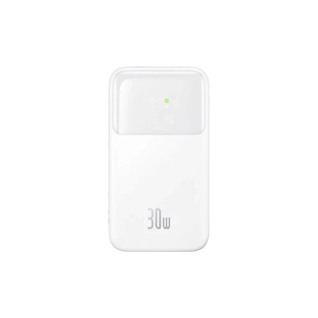 Зовнішній портативний акумулятор Baseus Comet 20000 mAh White 30 Вт (P10022509222)