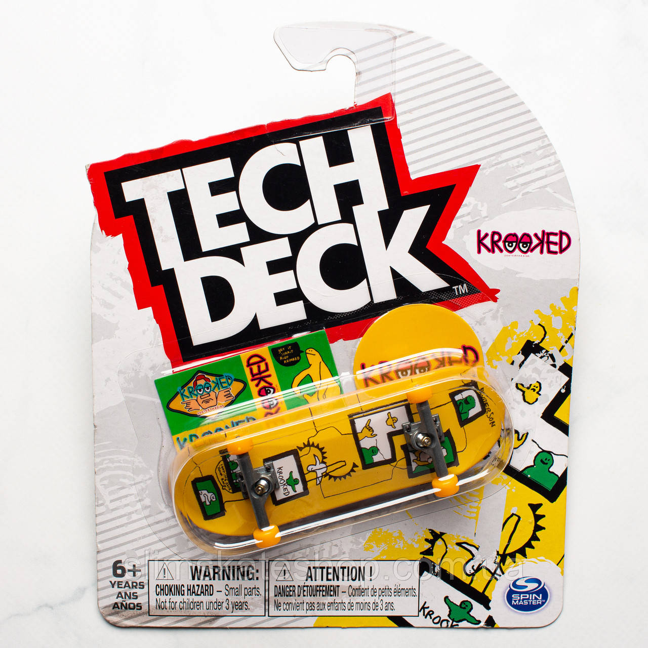 Фінгерборд Tech Deck Krooked Skateboards Anderson Frames - 32 мм (уцінка), фото 1