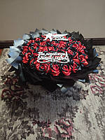 Букет з атласних стрічок