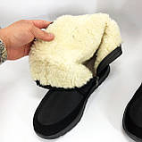 Чоботи гумові формові чоловічі 45 размер, Бурки дідусі, Утеплені чоботи FQ-551 гумові весняні, фото 5