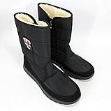 Чоботи гумові формові чоловічі 45 размер, Бурки дідусі, Утеплені чоботи FQ-551 гумові весняні, фото 3