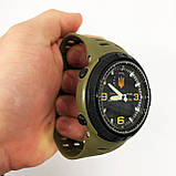 Годинник наручний чоловічий SKMEI 5561/1655AGBK, Протиударний годинник, Годинник для військовослужбовців, фото 3