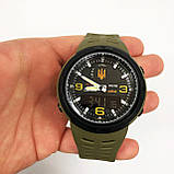 Годинник наручний чоловічий SKMEI 5561/1655AGBK, Протиударний годинник, Годинник для військовослужбовців, фото 4