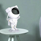 Ночник-проектор космонавт Світильник проектор космонавт Дитячий нічник-проектор зоряного неба, фото 6