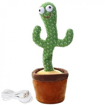 Іграшка Танцюючий кактус, музичний з підсвічуванням XRZ-95(114258) G-Rich