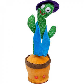 Танцюючий кактус, музичний у капелюсі з підсвічуванням XRZ-95C(120638) G-Rich