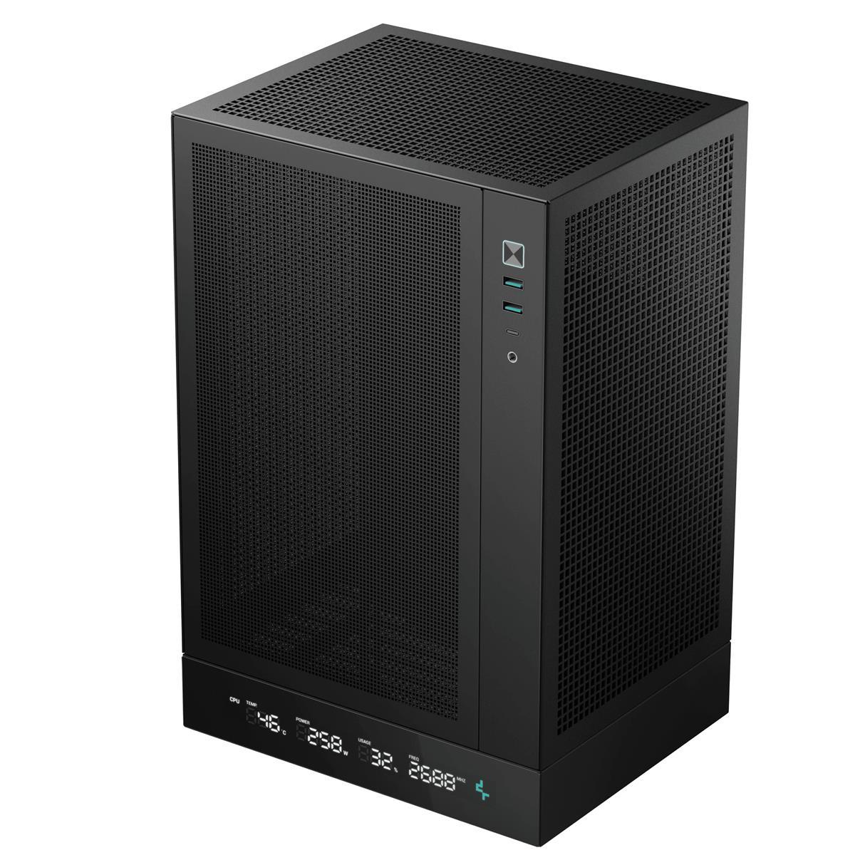 Корпус DeepCool CH170 Digital Black (R-CH170-BKNPI0D-G-1) без БЖ, фото 1