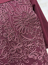 Елегантна жіноча сукня, тканина "Костюмна" 48, 50 розмір 48, фото 2