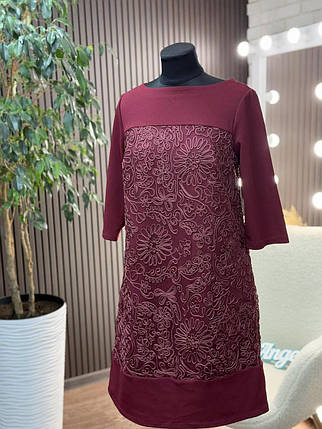 Елегантна жіноча сукня, тканина "Костюмна" 48, 50 розмір 48, фото 1