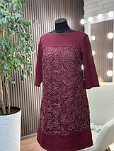 Елегантна жіноча сукня, тканина "Костюмна" 48, 50 розмір 48, фото 3