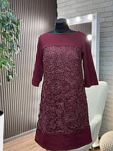 Елегантна жіноча сукня, тканина "Костюмна" 48, 50 розмір 48, фото 4