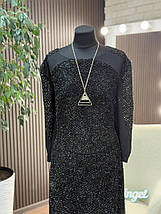 Елегантна жіноча сукня, тканина "Креп-Дайвінг" 62, 64 розмір 62, фото 5