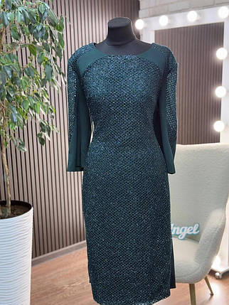 Елегантна жіноча сукня, тканина "Креп-Дайвінг" 58, 60, 62, 64 розмір 58, фото 1