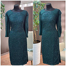 Елегантна жіноча сукня, тканина "Креп-Дайвінг" 58, 60, 62, 64 розмір 58, фото 3