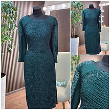 Елегантна жіноча сукня, тканина "Креп-Дайвінг" 58, 60, 62, 64 розмір 58, фото 4