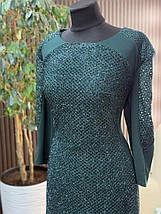 Елегантна жіноча сукня, тканина "Креп-Дайвінг" 58, 60, 62, 64 розмір 58, фото 5