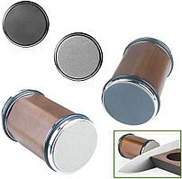 Точилка роликова для заточування ножів Roller sharpener 4-х сторони та 2 диски коричнева