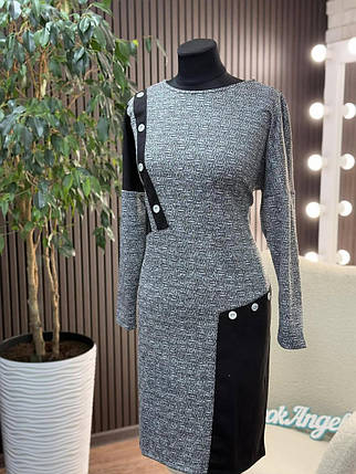 Елегантна жіноча сукня, тканина "В'язка" 52, 54, 58 розмір 52, фото 1