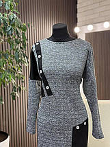 Елегантна жіноча сукня, тканина "В'язка" 52, 54, 58 розмір 52, фото 2
