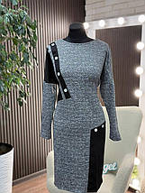 Елегантна жіноча сукня, тканина "В'язка" 52, 54, 58 розмір 52, фото 4