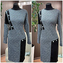 Елегантна жіноча сукня, тканина "В'язка" 52, 54, 58 розмір 52, фото 5