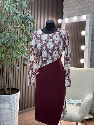 Елегантна жіноча сукня, тканина "Трикотаж" 52, 54, 56 розмір 52, фото 1