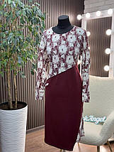 Елегантна жіноча сукня, тканина "Трикотаж" 52, 54, 56 розмір 52, фото 5