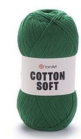 Пряжа Cotton soft-52 зелений