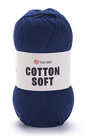 Пряжа Cotton soft-54 темно-синій