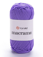 Пряжа Macrame Yarnart(2мм)-135 фіолетовий