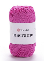 Пряжа Macrame Yarnart(2мм)-140 малина