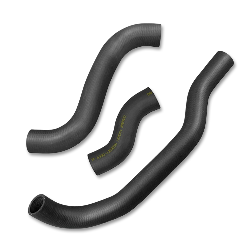 Комплект патрубків радіатора DAEWOO ЛАНОС  1,4 (3шт) в упаковці