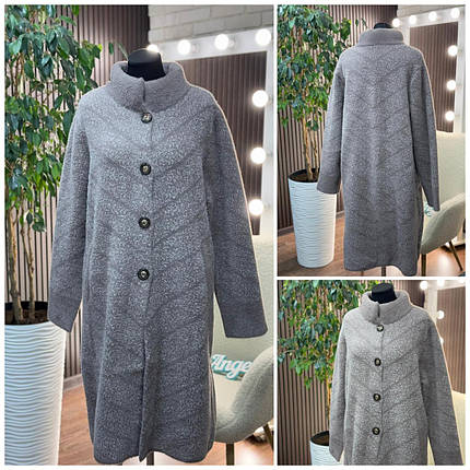 Неймовірний жіночий кардиган, тканина "Альпака" 54, 56 розмір 54, фото 1