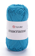 Пряжа Macrame Yarnart(2мм)-152 бірюза
