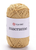 Пряжа Macrame Yarnart(2мм)-155 золотистий беж
