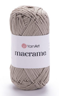 Пряжа Macrame Yarnart(2мм)-156 норка, фото 1