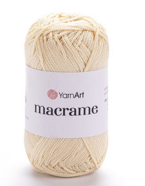 Пряжа Macrame Yarnart(2мм)-165 медовий, фото 1