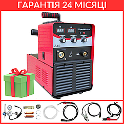 Зварювальний напівавтомат Edon ExpertMIG-3150D + MMA (Єврорукав, 20-300 А, MIG/MAG 0.8-1.2 мм, MMA 1.6-5.0 мм, Гарантія 3 роки)