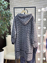 Неймовірний жіночий кардиган, тканина "Альпака" 54, 56, 58 розмір 54, фото 2