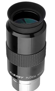 Окуляр 40 мм PLOSSL поле 48° SVBONY 1.25" покриття FMC, 4-елементи у 2 групах модель SV131