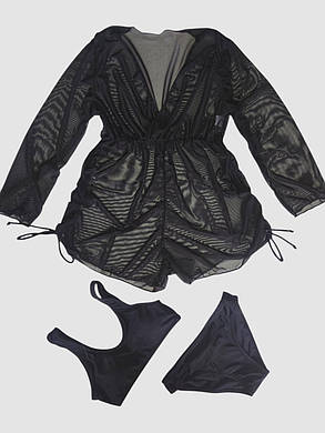 Дитячий купальник з комбінезоном Fuba 1829 малиновий 34 36 розмір, фото 1