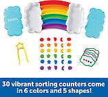 Ігровий набір для сортування «Райдуга» Learning Resources Learning Resours Rainbow Sorting Set, фото 3