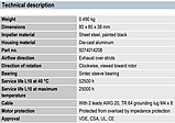 Металевий вентилятор ebmpapst 8550N, 80x80x38 мм, 220V, 50Hz, б/в, фото 6