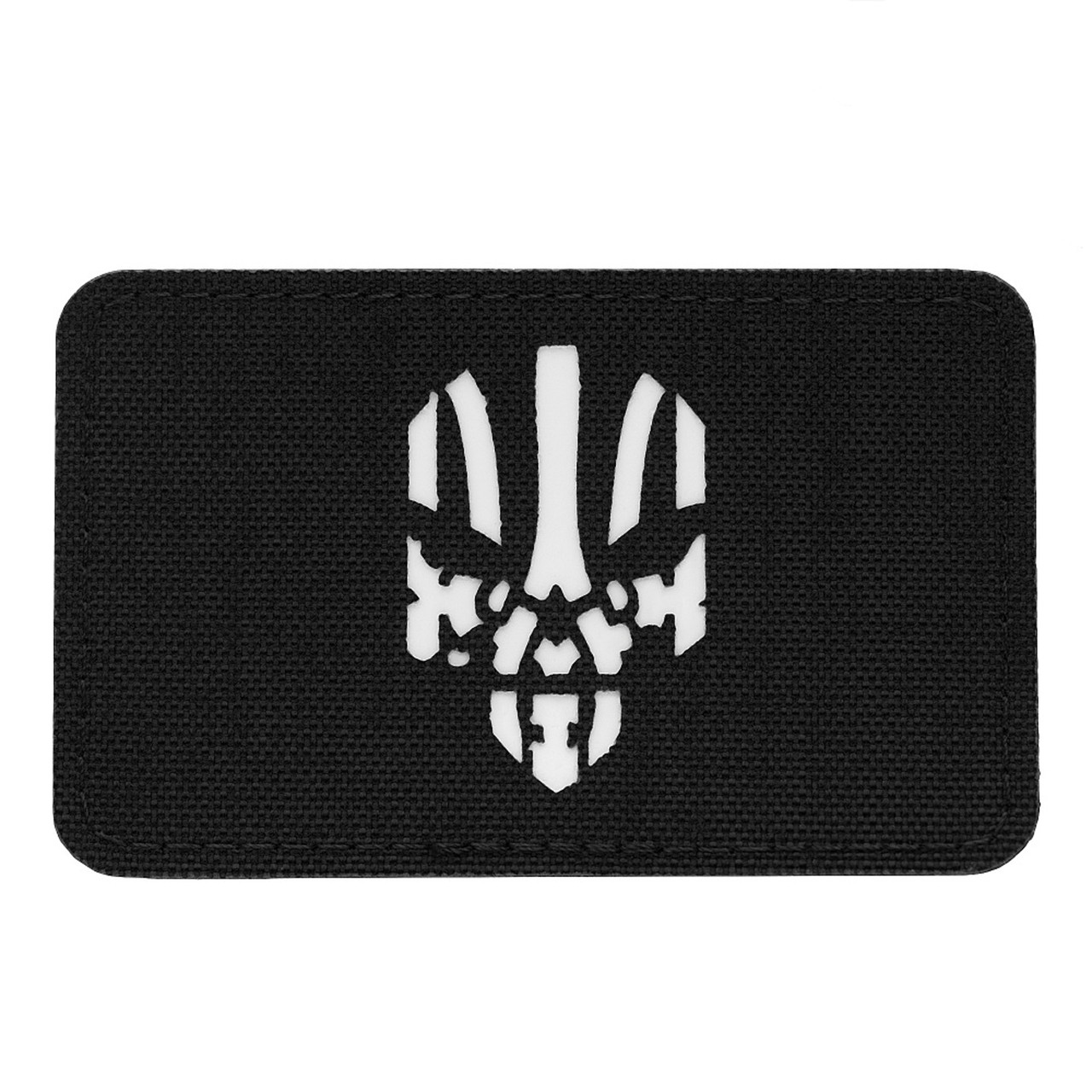 M-Tac нашивка Месник горизонтальна Laser Cut Black/GID, фото 1