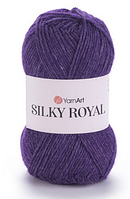 Пряжа Silky Royal-434 фіолетовий