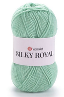 Пряжа Silky Royal-440 м'ята
