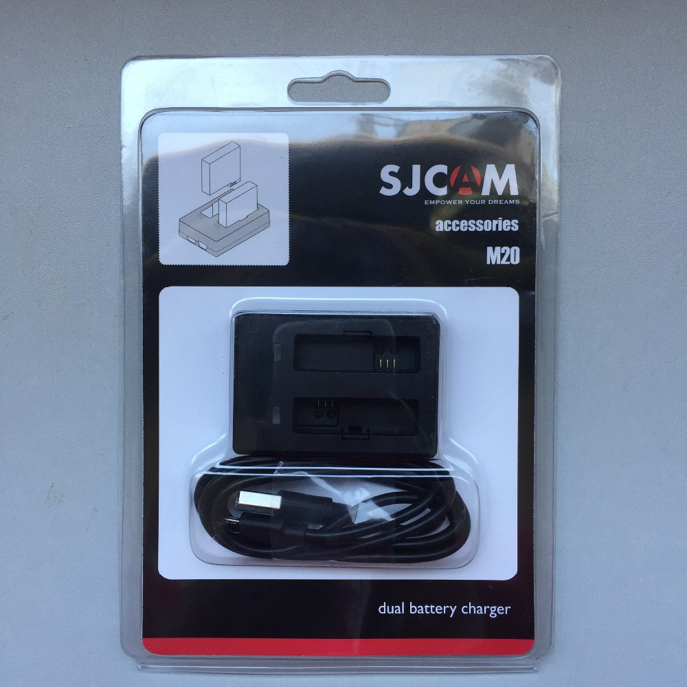Заряджання подвійна оригінальна для SJCAM M20